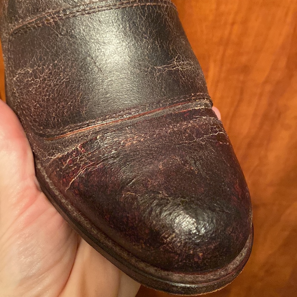 Sendra- Brown Distressed Tall Boot- Generouse fit-Size 7 1/2 - 37.5 - Picture 8 of 8